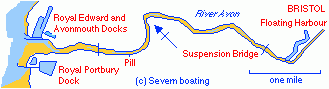 bristol river avon map