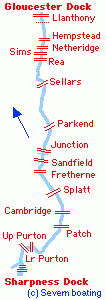 Sharpness canal bridge map